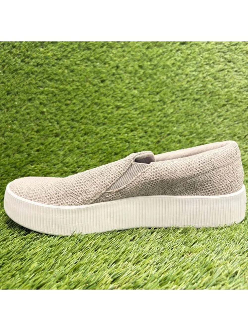 Allbirds Lounger Lift Womens Size 10 Beige Casual Knit Slip On Shoes Sneakers